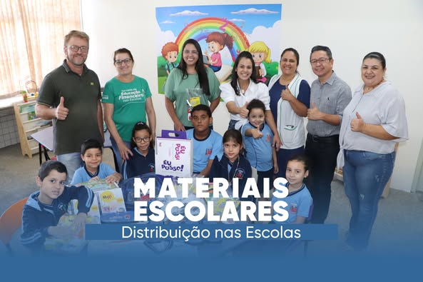 PREFEITURA DE JARDIM ALEGRE ENTREGA UNIFORMES E MATERIAIS ESCOLARES PARA ALUNOS DA REDE MUNICIPAL E APAE