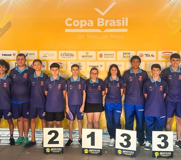 ATEMEJA REPRESENTA JARDIM ALEGRE NA COPA BRASIL DE TÊNIS DE MESA E CONQUISTA 7 MEDALHAS 